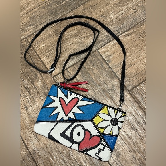 Brighton Handbags - Brighton Crazy Love Bright Cross Body Pouch